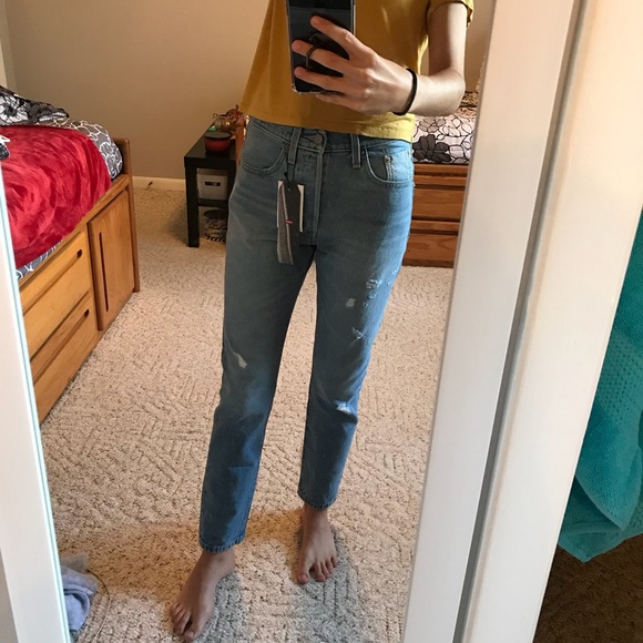 levi 501 skinny jeans womens